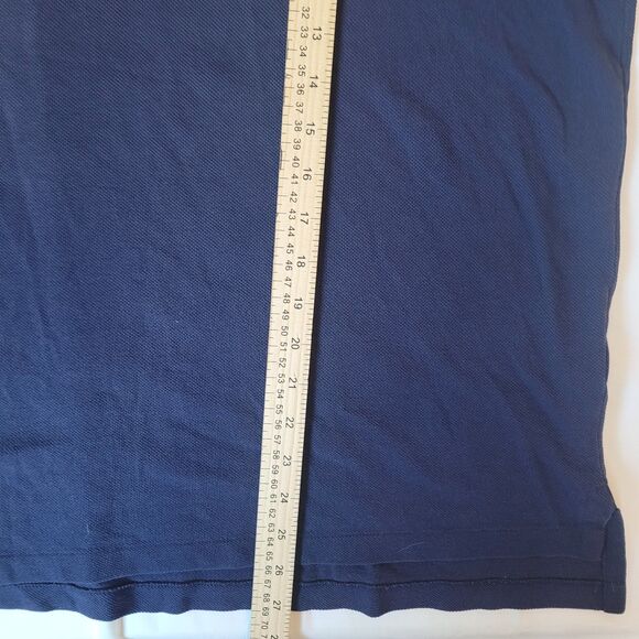 Brooks Brothers Golden Fleece Polo Shirt Navy Large Made in USA 100% Cotton - Picture 5 of 7